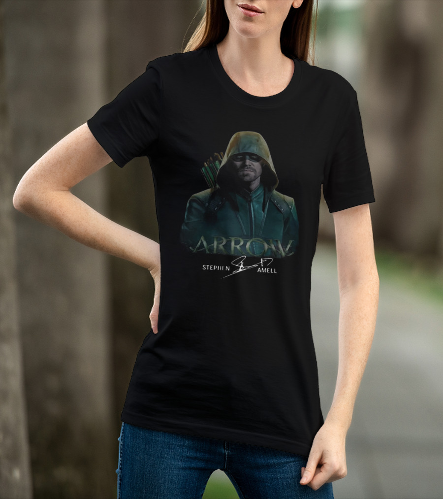 Arrow Stephen Amell Signature Hooded Archer T-Shirt