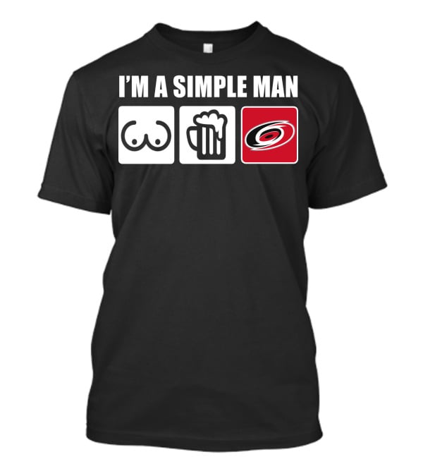 I'm A Simple Man Hurricanes Beer T-Shirt