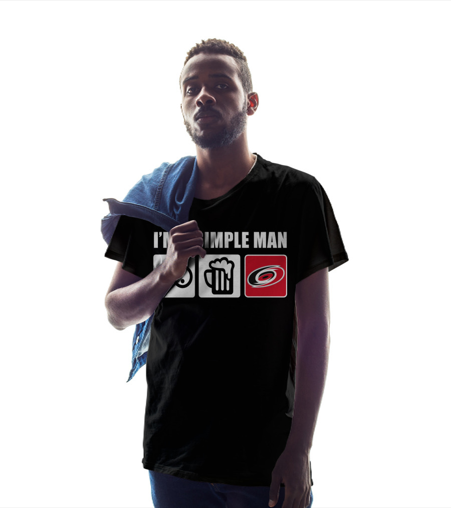 I'm A Simple Man Hurricanes Beer T-Shirt