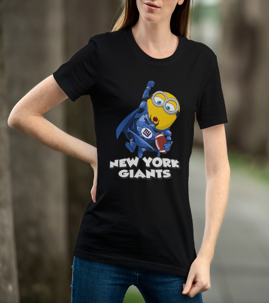 New York Giants Minion Football Superhero T-Shirt