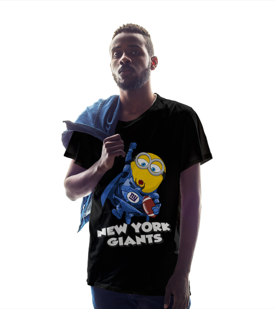 New York Giants Minion Football Superhero T-Shirt