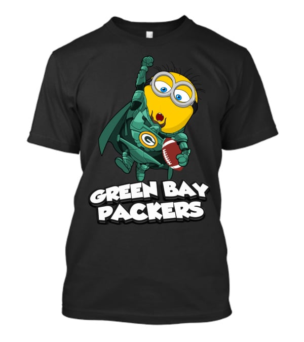 Green Bay Packers Minion Football Crossover T-Shirt