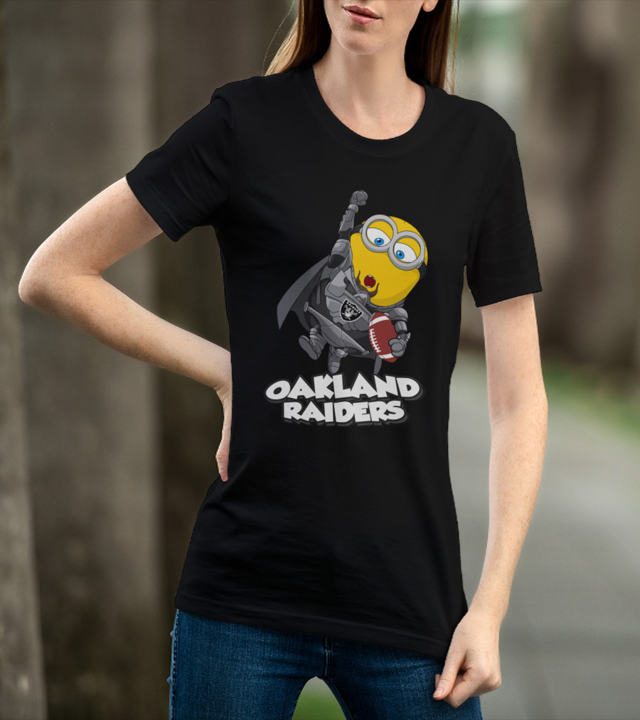 Oakland Raiders Minion Football Player T-Shirt