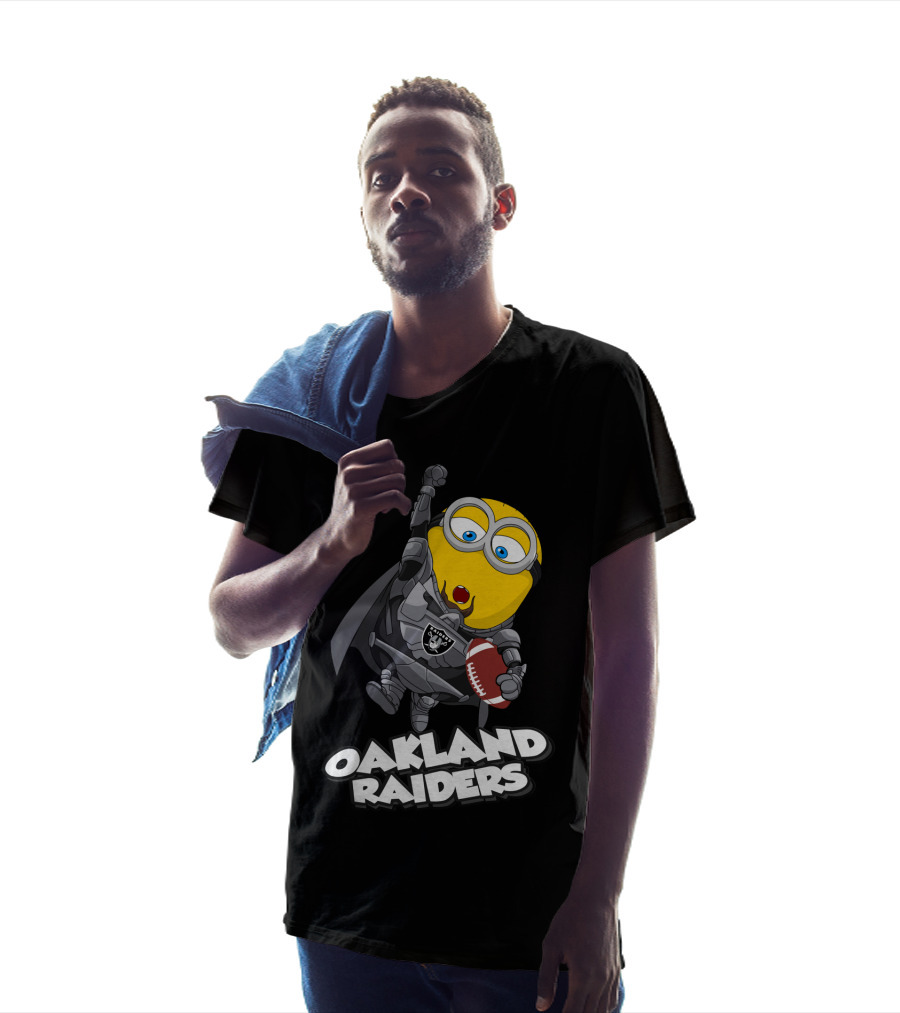Oakland Raiders Minion Football Player T-Shirt