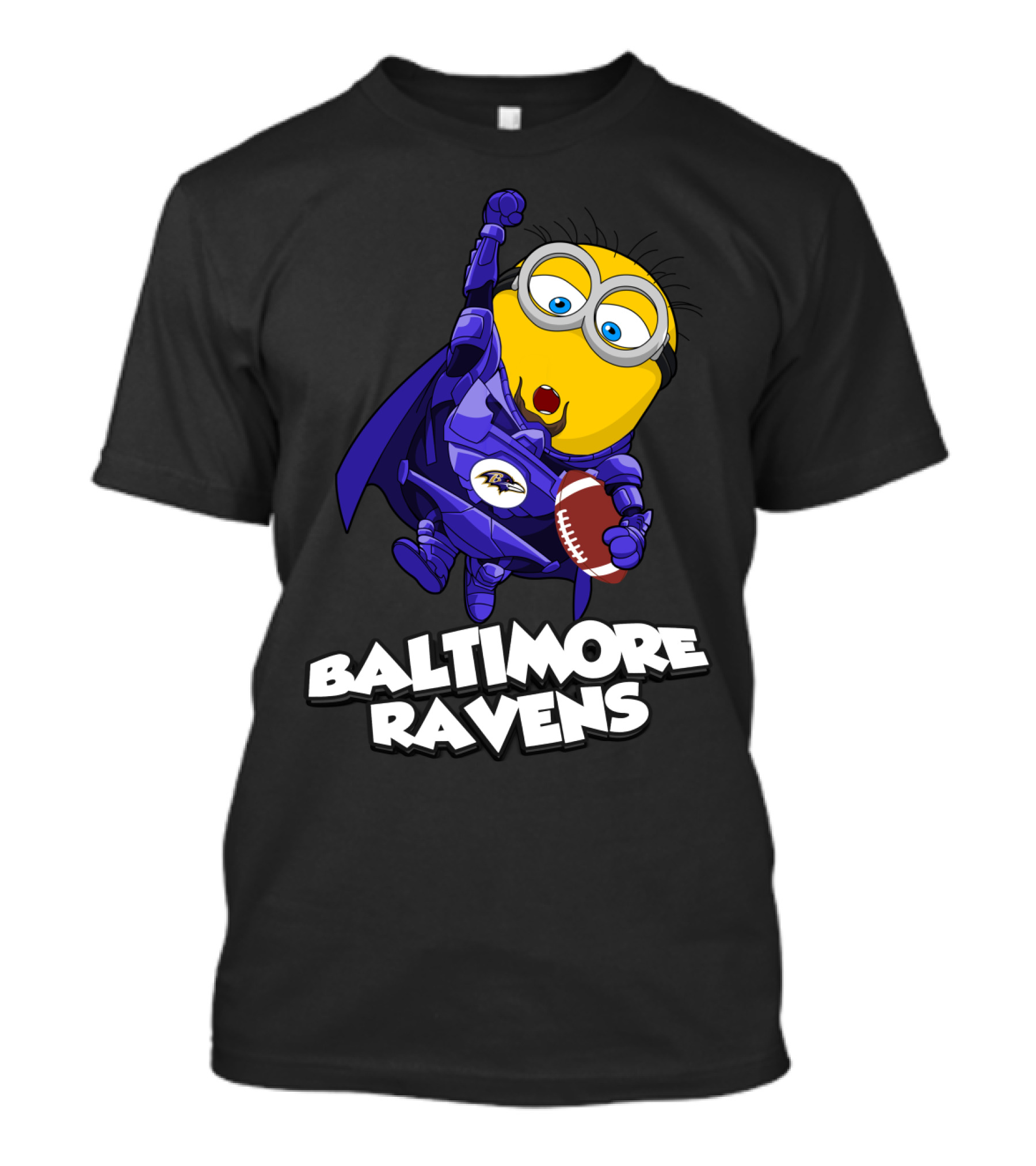 Baltimore Ravens Minion Football Fan T-Shirt