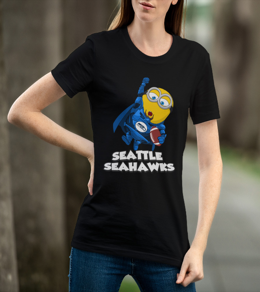 Seattle Seahawks Minion Football Fan T-Shirt