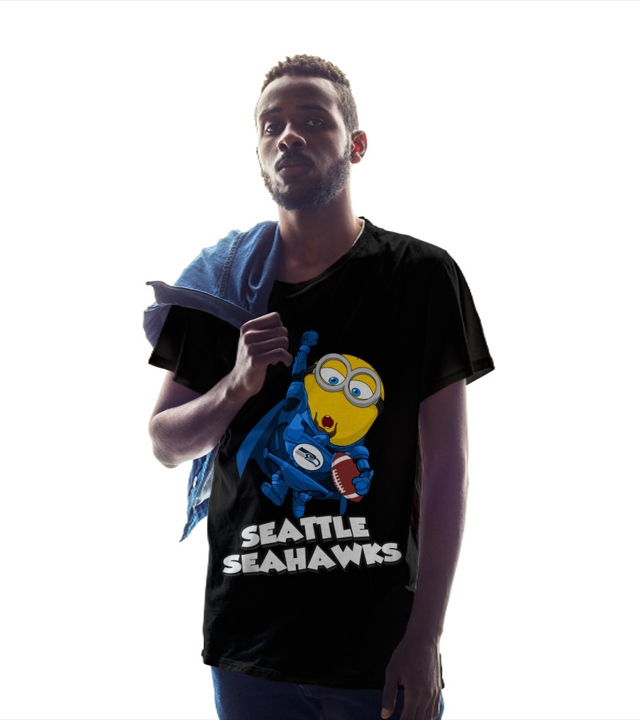 Seattle Seahawks Minion Football Fan T-Shirt