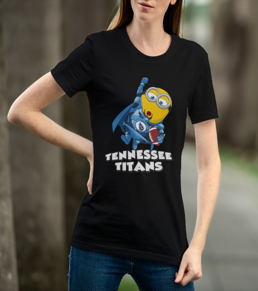 Tennessee Titans Minion Football Fan Burst T-Shirt