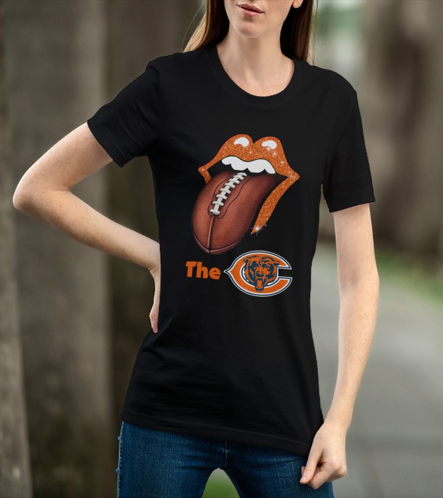 The Bears Football Lips T-Shirt