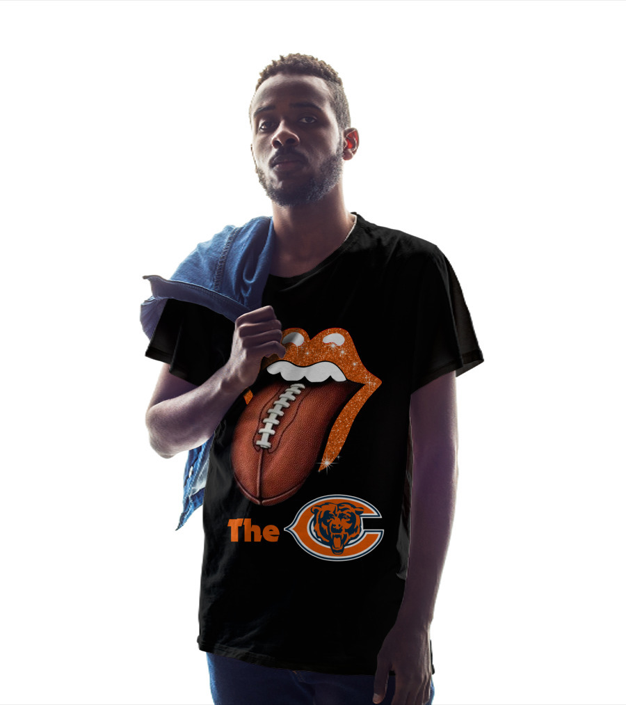 The Bears Football Lips T-Shirt