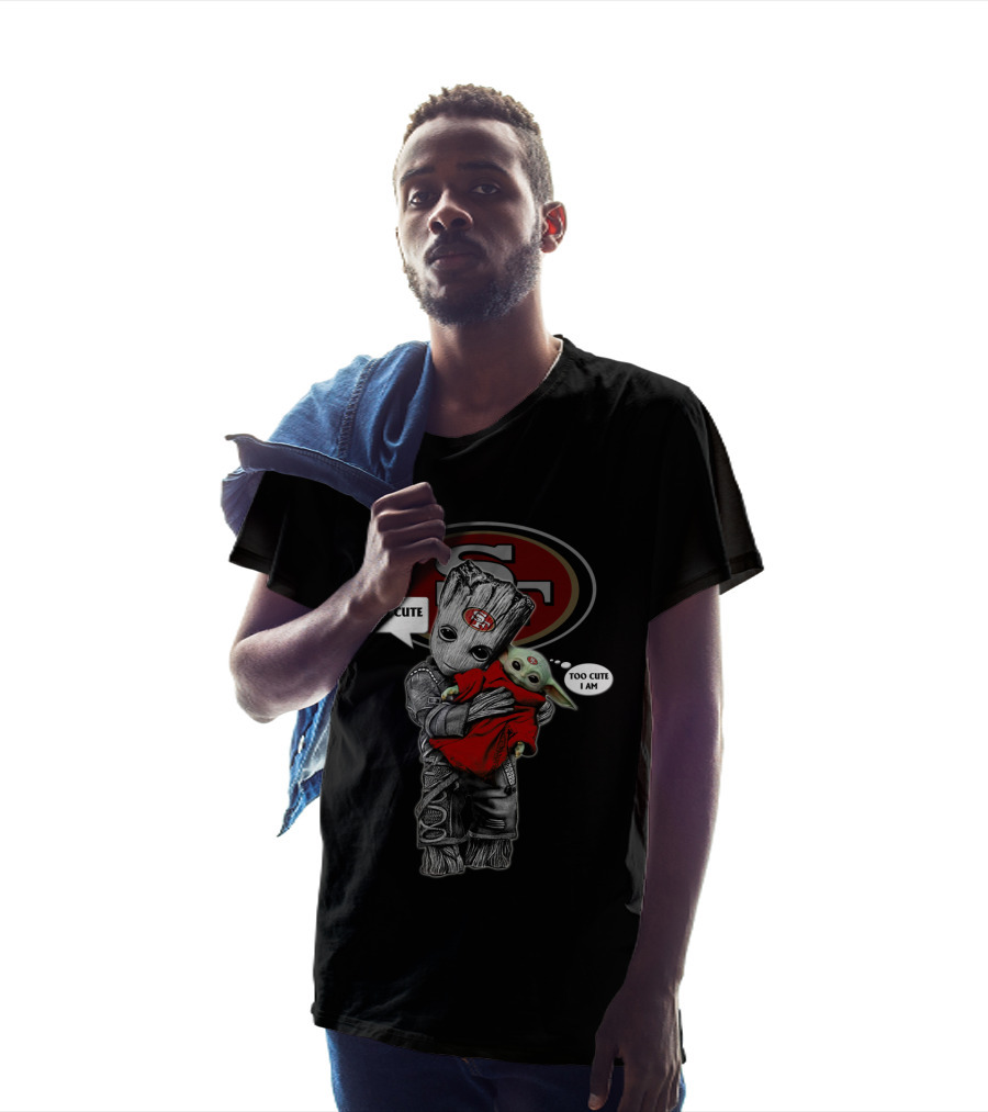SF49ERS NFL I Am Cute Too Cute I Am YodaST 010 T-Shirt