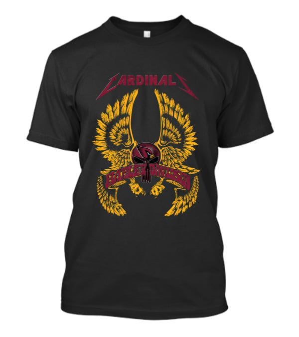 Cardinals Harley Davidson Nfl Wings T-Shirt