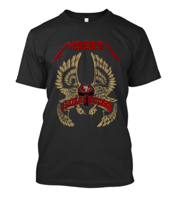 49ers Sf Harley Davidson Nfl T-Shirt
