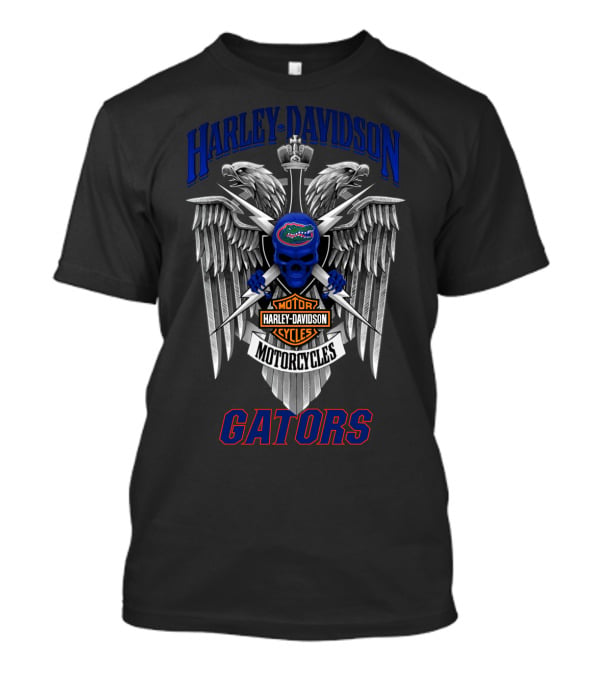 Harley Davidson Motorcycles Gators Florida Gators Motorcycle Cycles T-Shirt