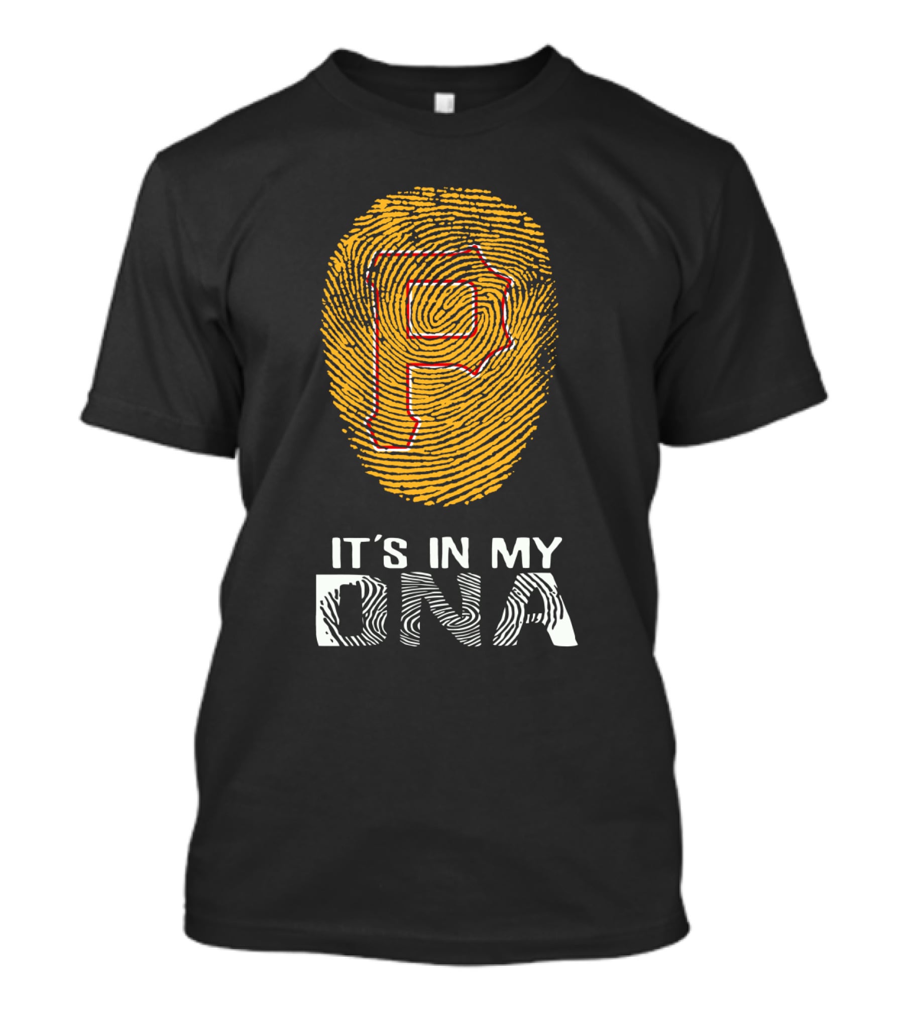 Pirates P It's In My DNA Fingerprint T-Shirt