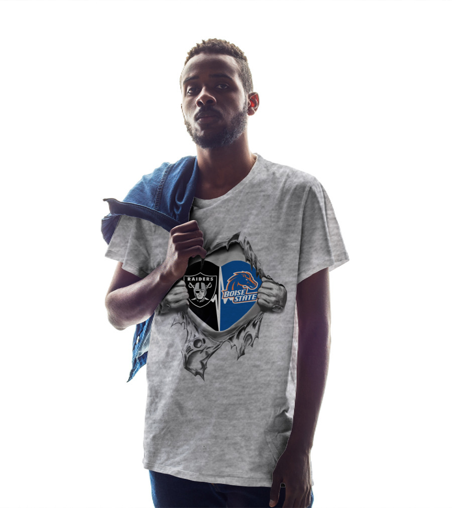 Raiders Boise State Split Loyalty T-Shirt