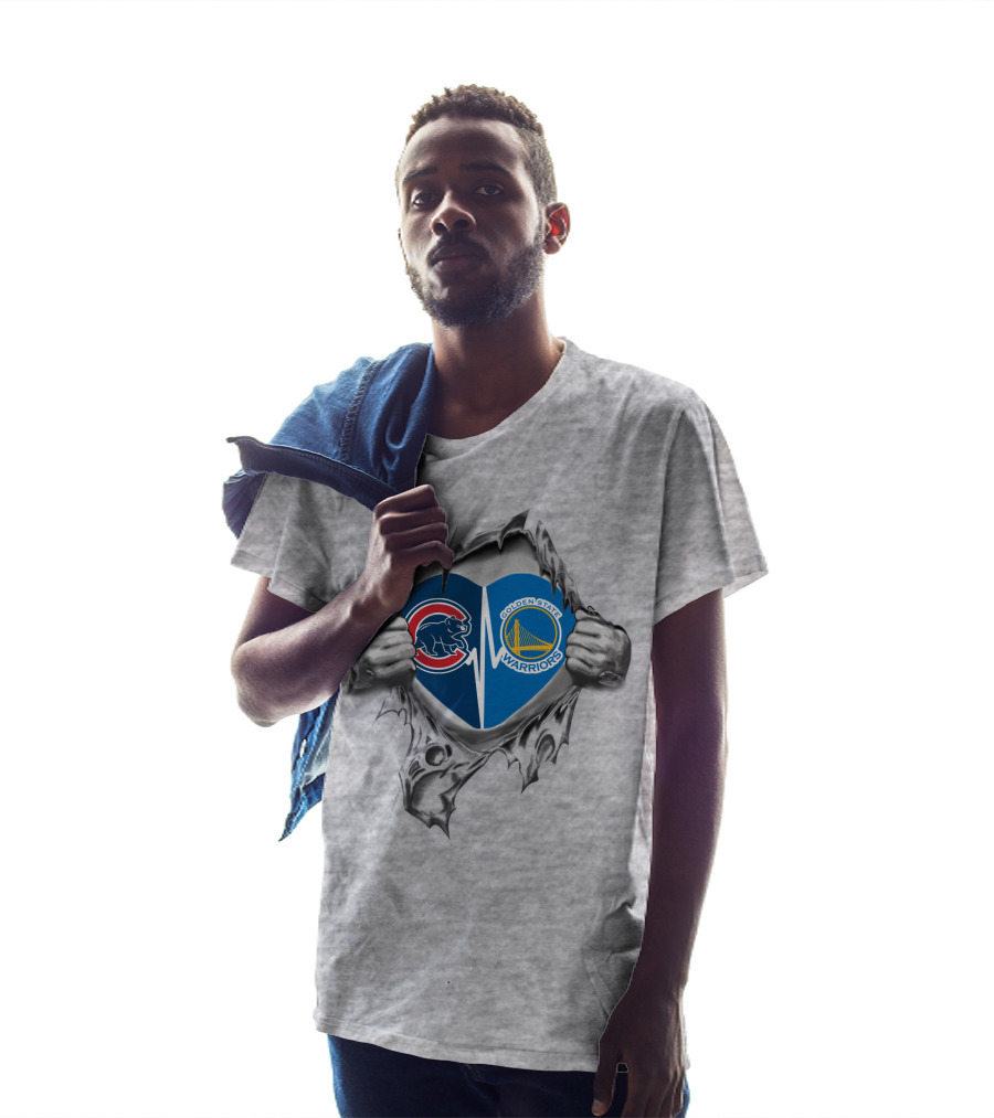 Cubs Warriors Heart T-Shirt