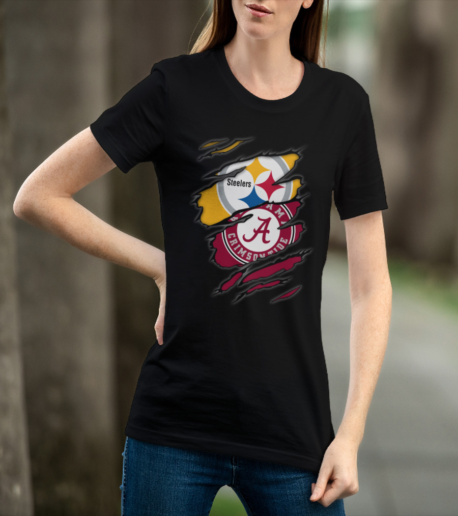 Steelers Crimson Tide Alabama T-Shirt
