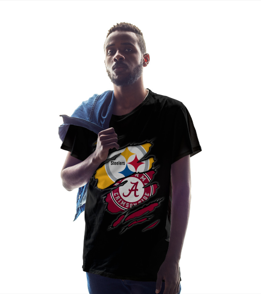 Steelers Crimson Tide Alabama T-Shirt