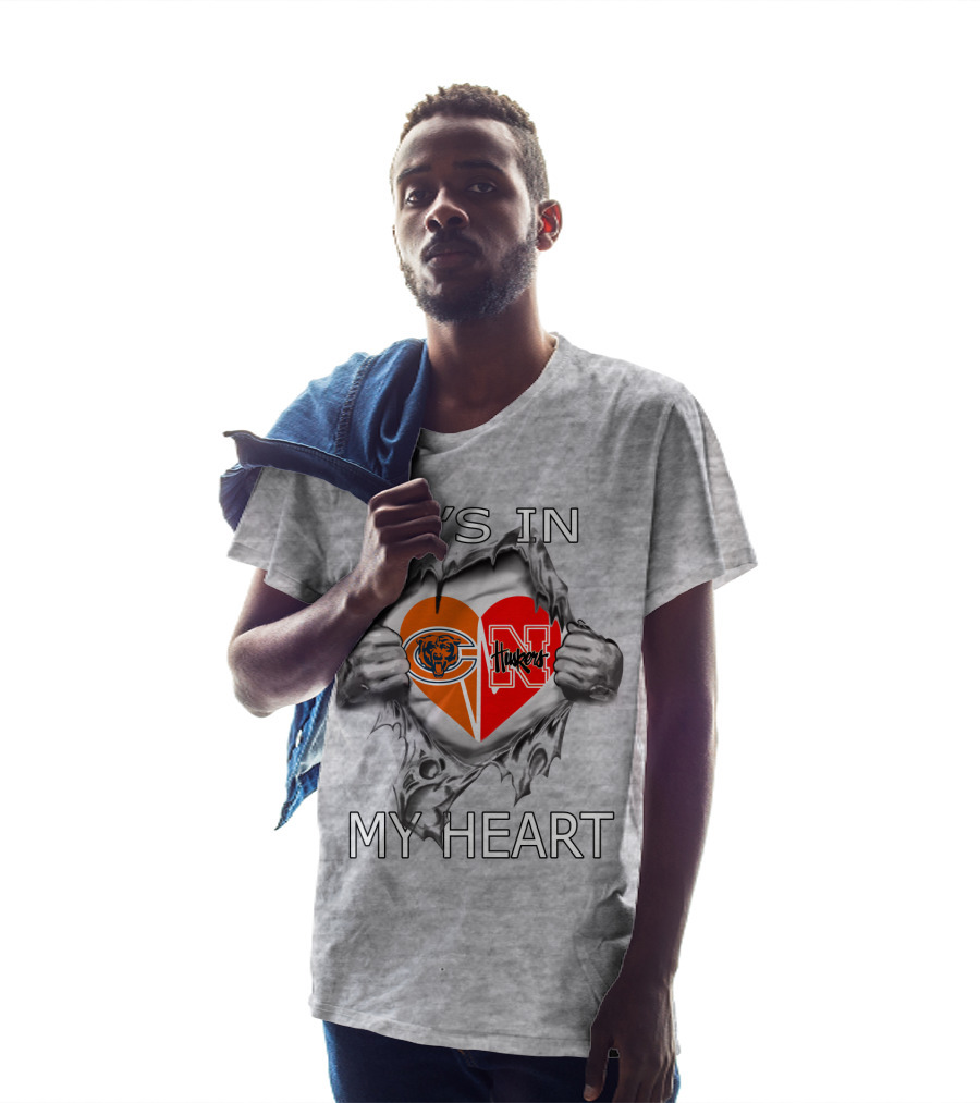 It's In My Heart Bears Huskers T-Shirt