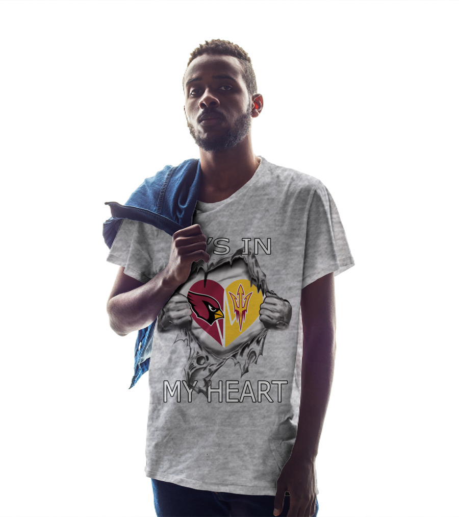 IT'S IN MY HEART Cardinals Arizona State T-Shirt