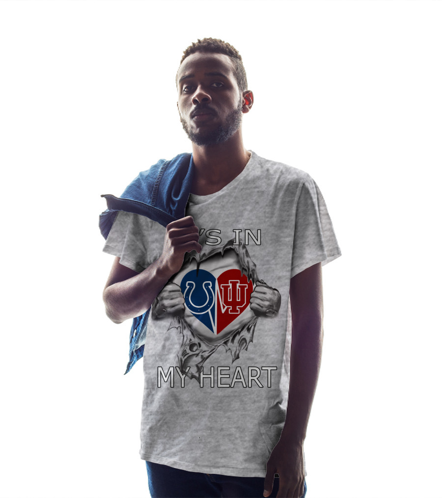 It's In My Heart Colts Hoosiers T-Shirt