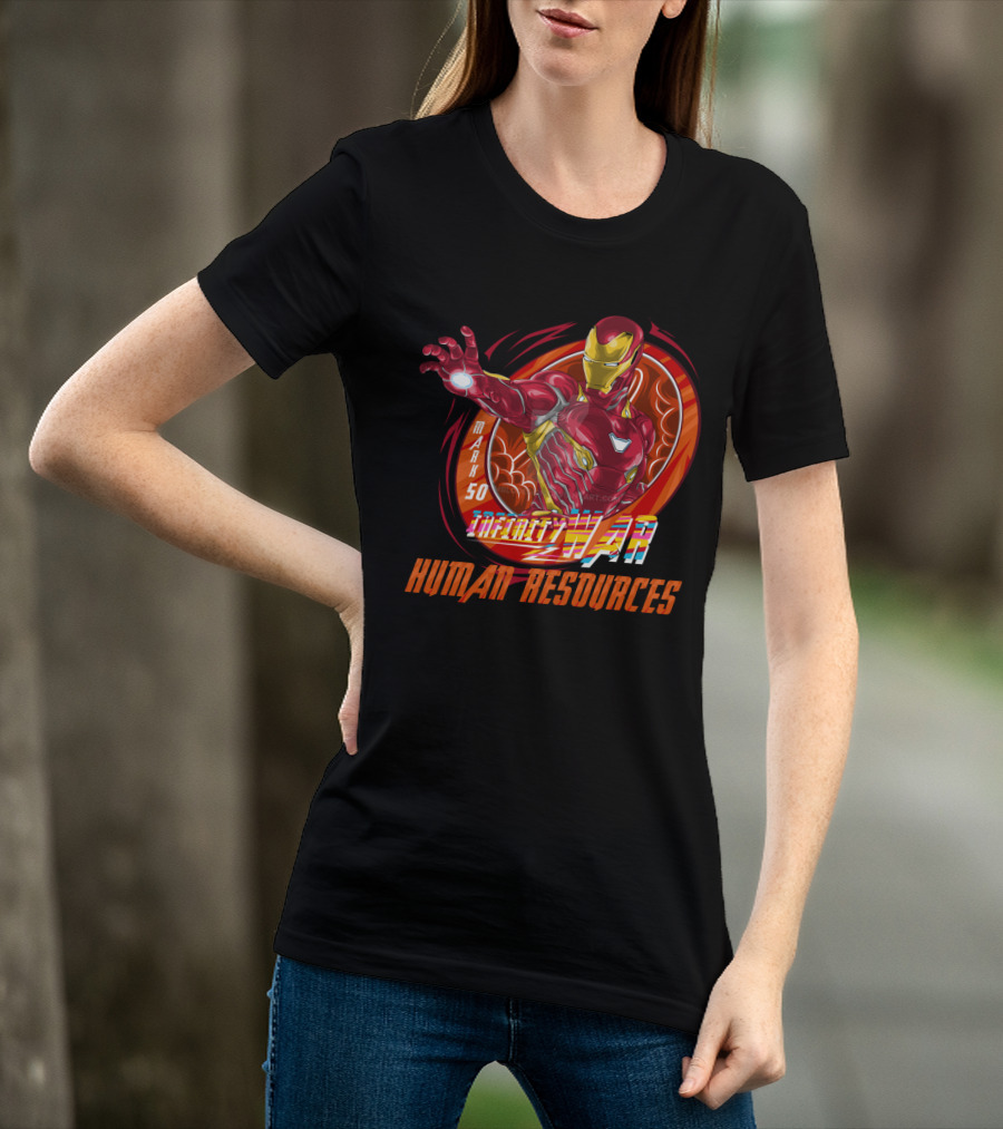 Mark 50 Infinity War Iron Man Human Resources T-Shirt