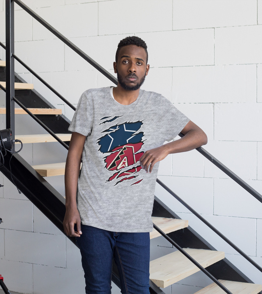 Cowboys Star Diamondbacks Logo Fusion T-Shirt
