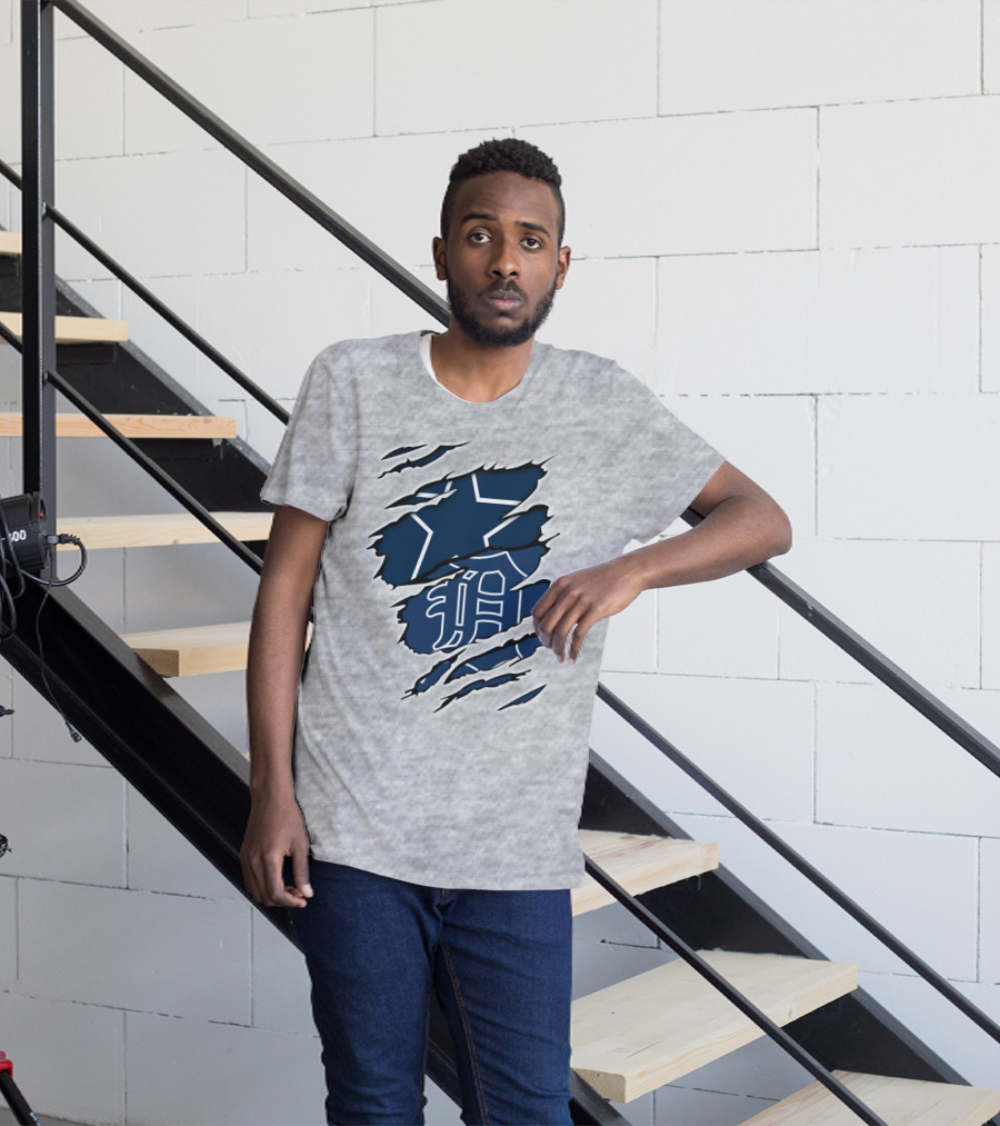 Cowboys And Tigers Logo Mashup T-Shirt