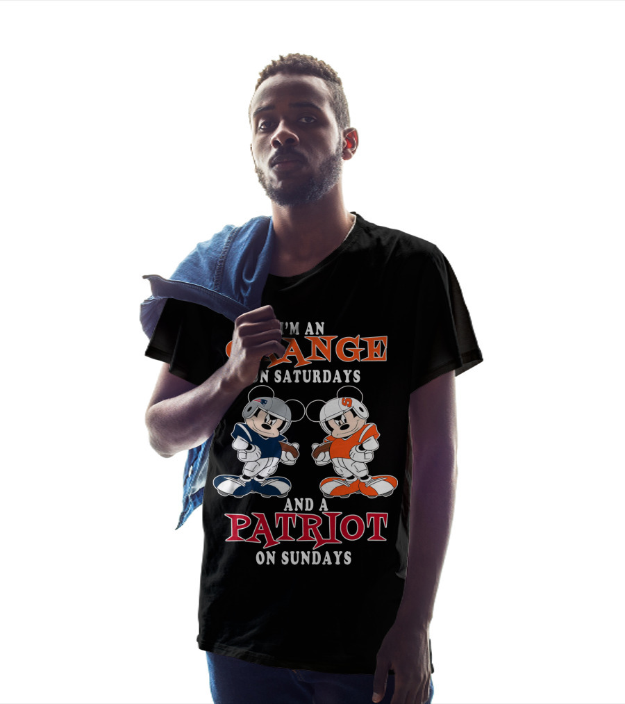 I'm An Orange On Saturdays And A Patriot On Sundays T-Shirt