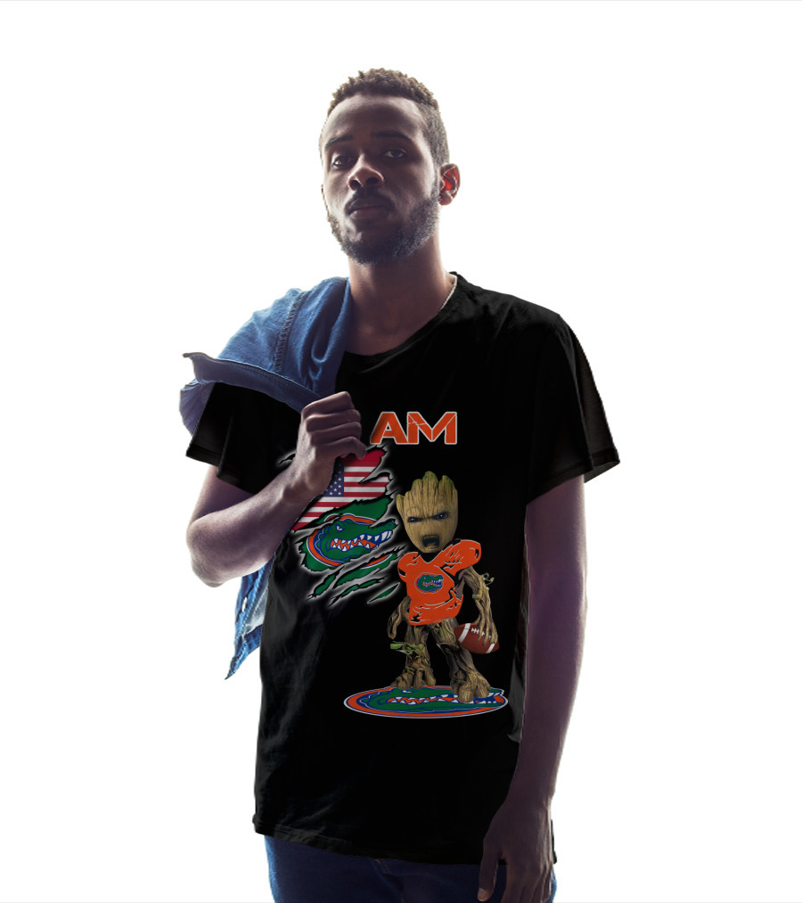 I Am Florida Gators American Football Groot Fan T-Shirt