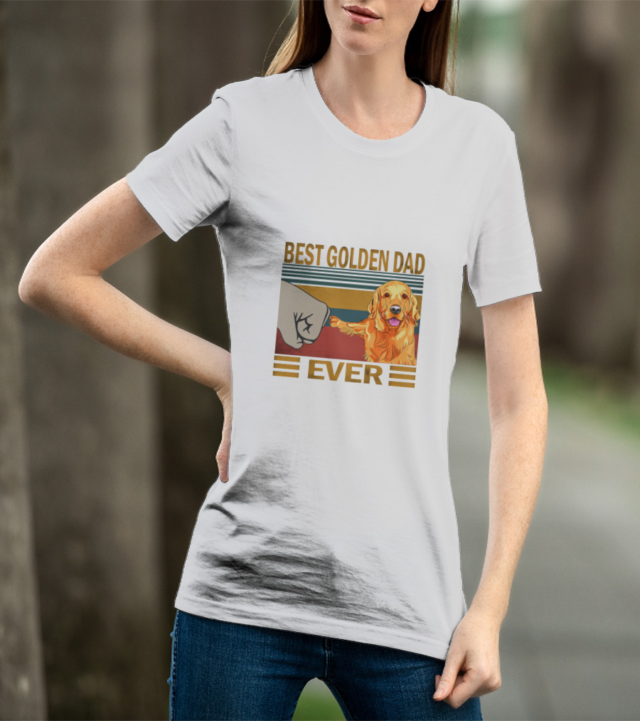 Best Golden Dad Ever T-Shirt