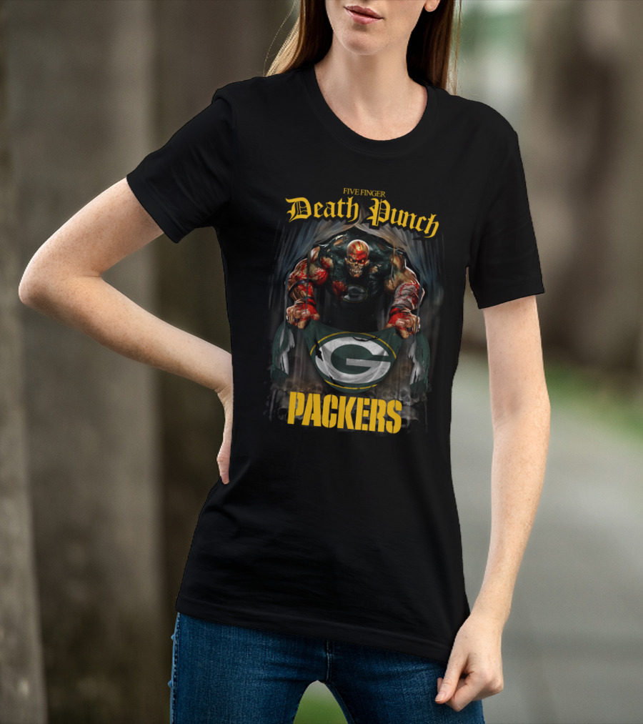 Five Finger Death Punch Green Bay Packers T-Shirt