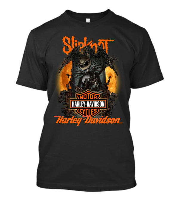 Slipknot Harley Davidson Motor Cycles Halo 1212 T-Shirt