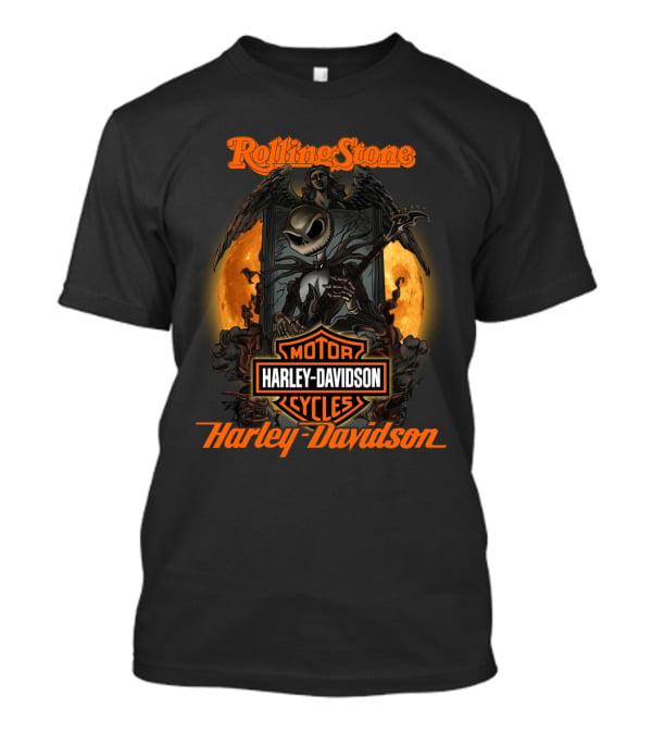 Rolling Stone Harley Davidson Motor Cycles Halo 1212 T-Shirt