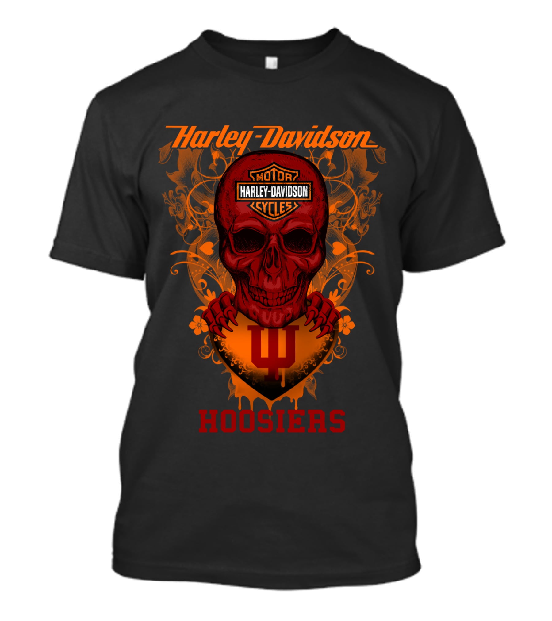 Harley Davidson Motor Cycles Hoosiers Indiana T-Shirt