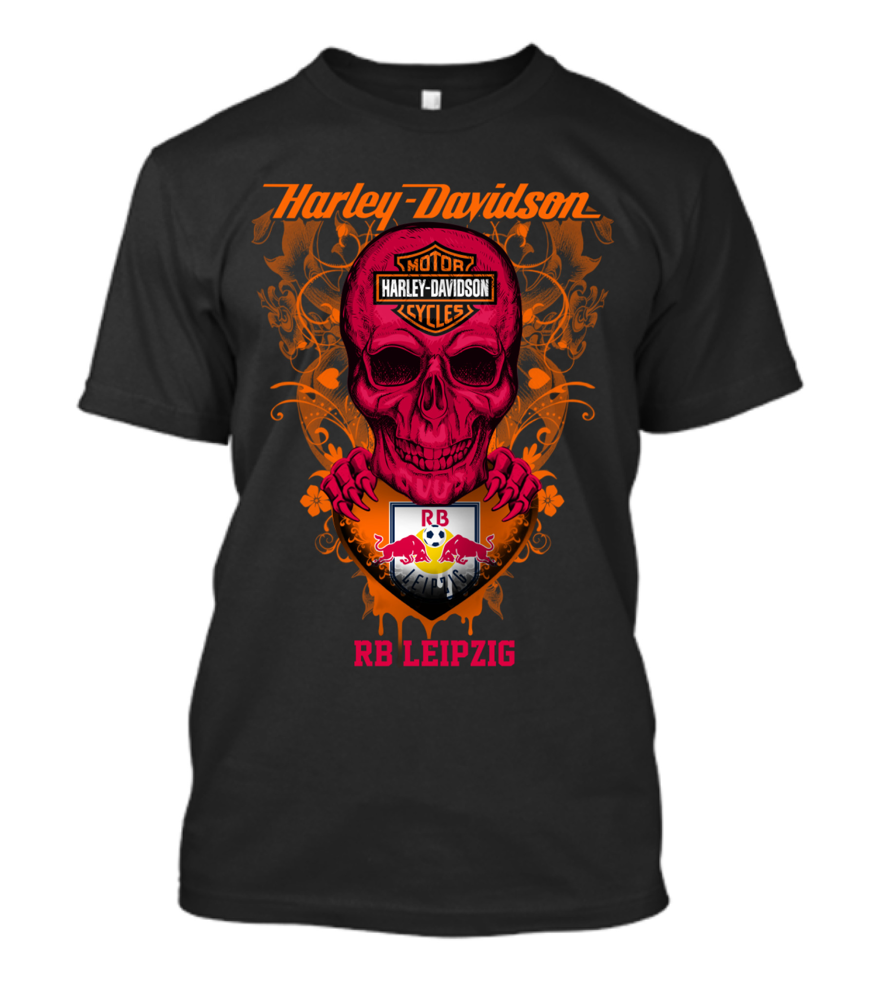 Harley Davidson Rb Leipzig Skull T-Shirt