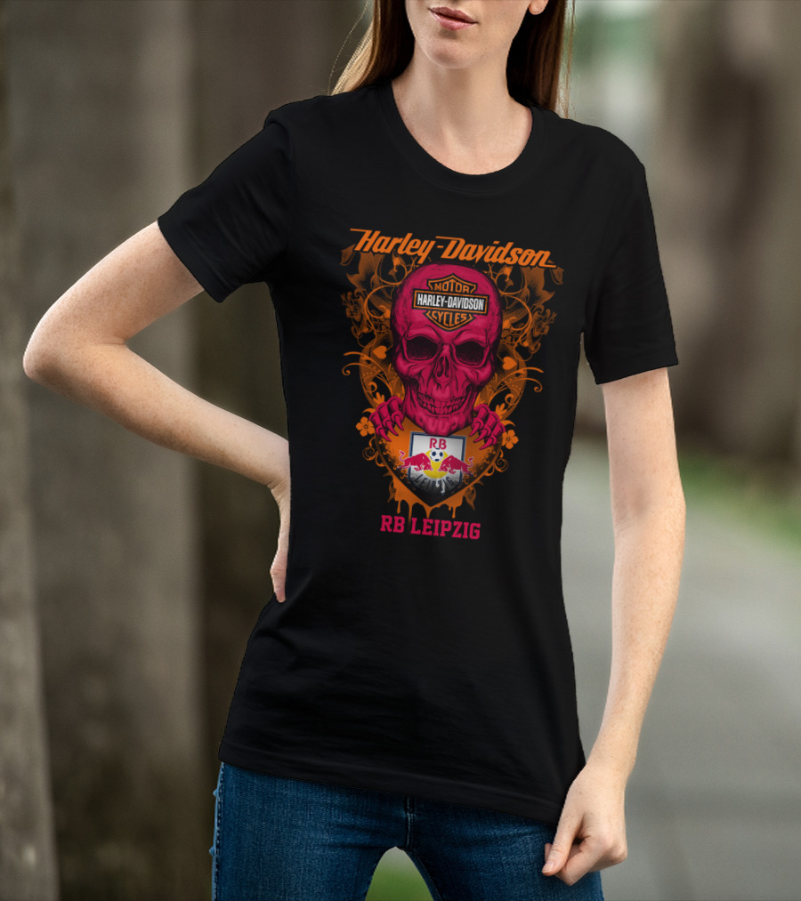 Harley Davidson Rb Leipzig Skull T-Shirt