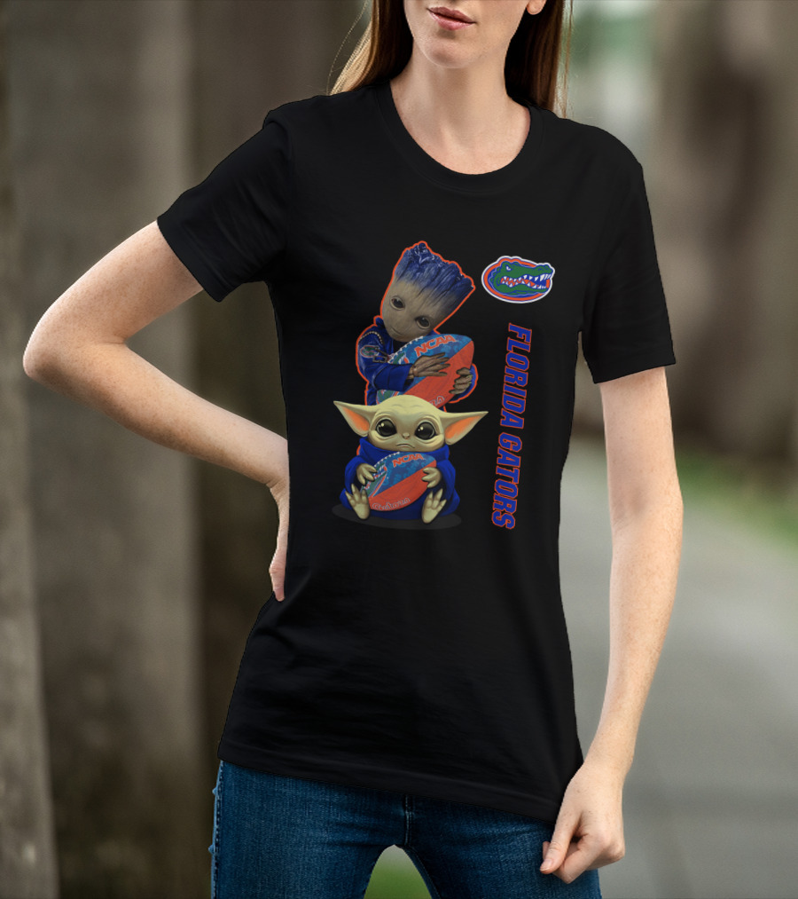Florida Gators Ncaa Football Baby Alien And Tree Character T-Shirt