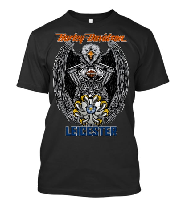 Harley Davidson Eagle Engine Leicester T-Shirt