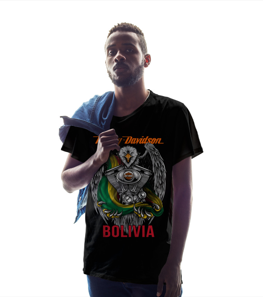 Harley Davidson Eagle Engine Bolivia T-Shirt