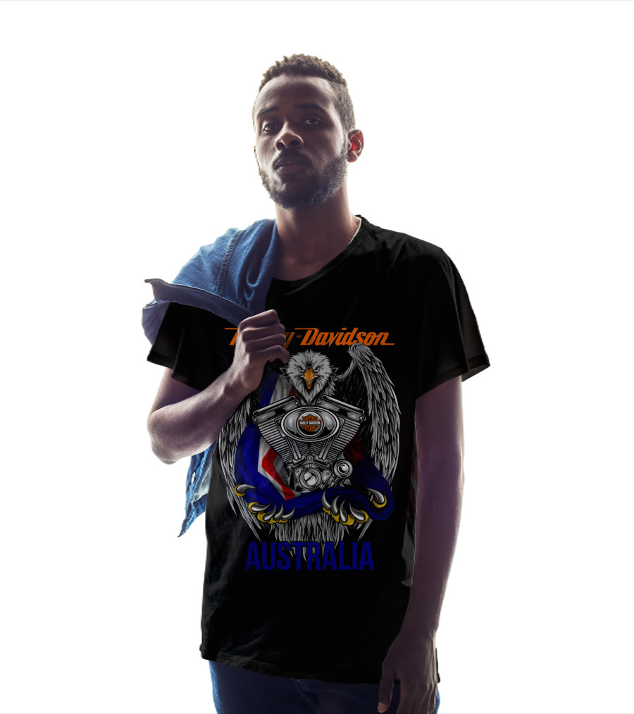 Harley Davidson Australia Eagle Engine T-Shirt
