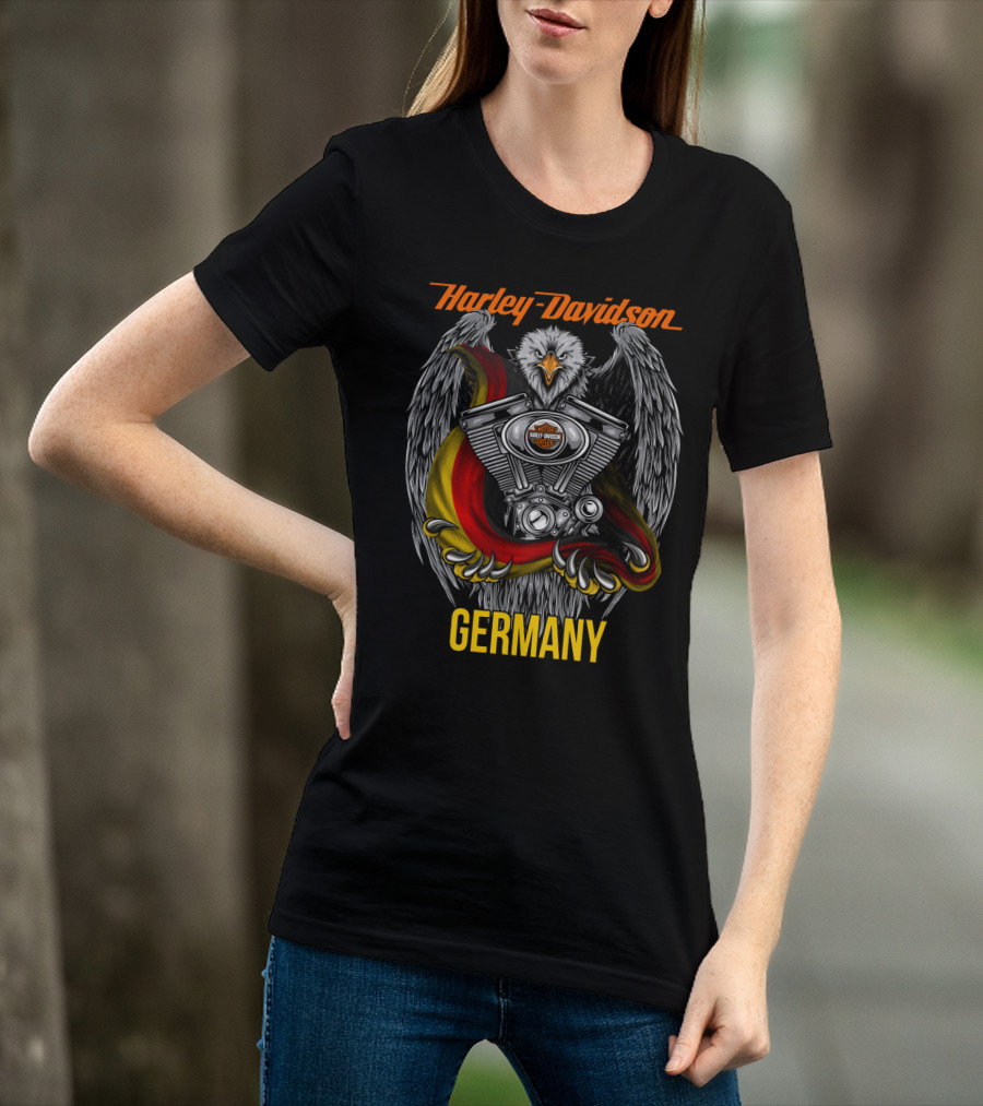 Harley Davidson Germany Eagle Engine T-Shirt