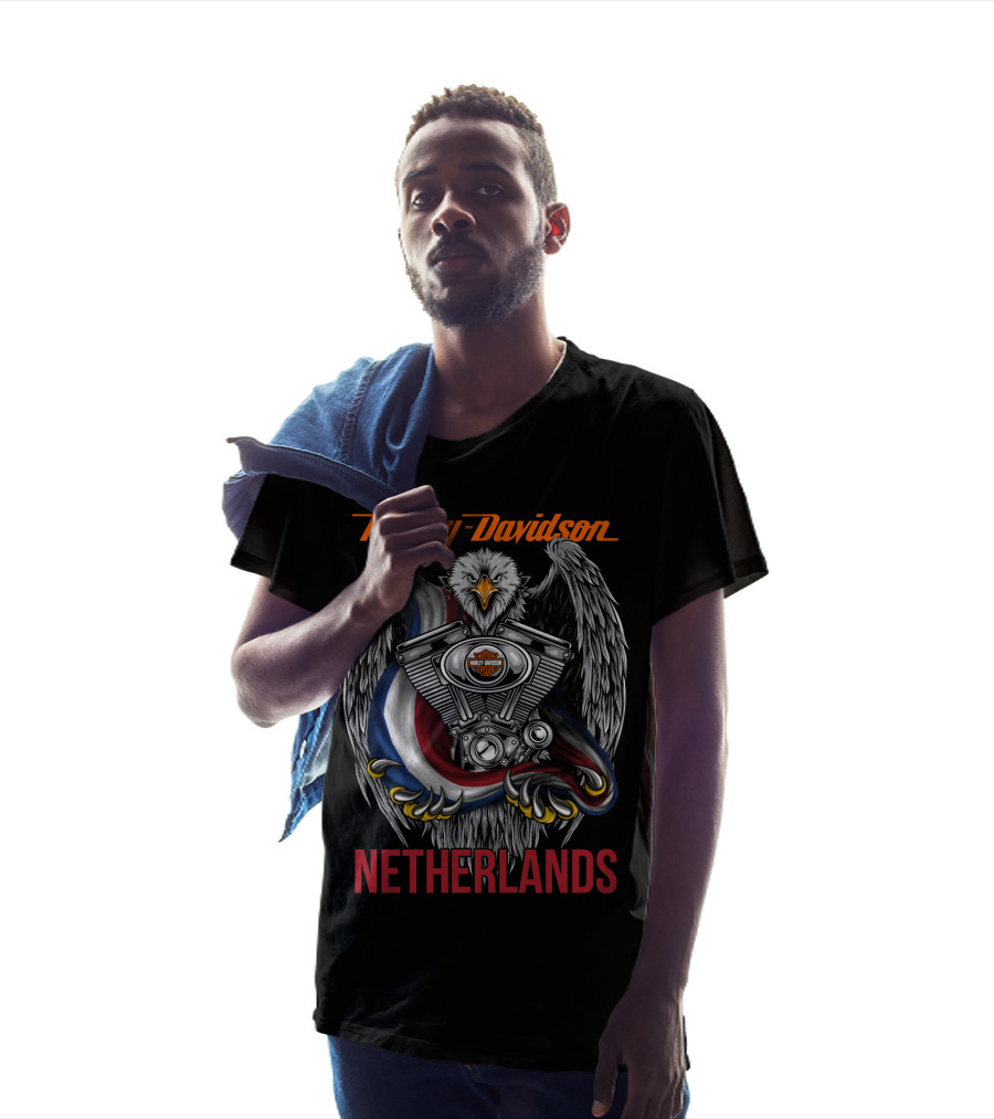 Harley Davidson Netherlands Eagle Engine T-Shirt