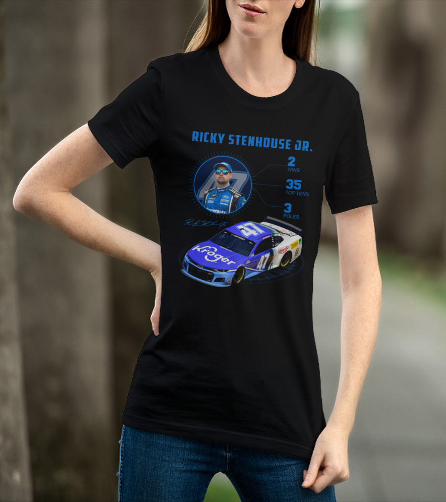 Ricky Stenhouse Jr. 47 Kroger 2 Wins 35 Top Tens 3 Poles Nascar T-Shirt