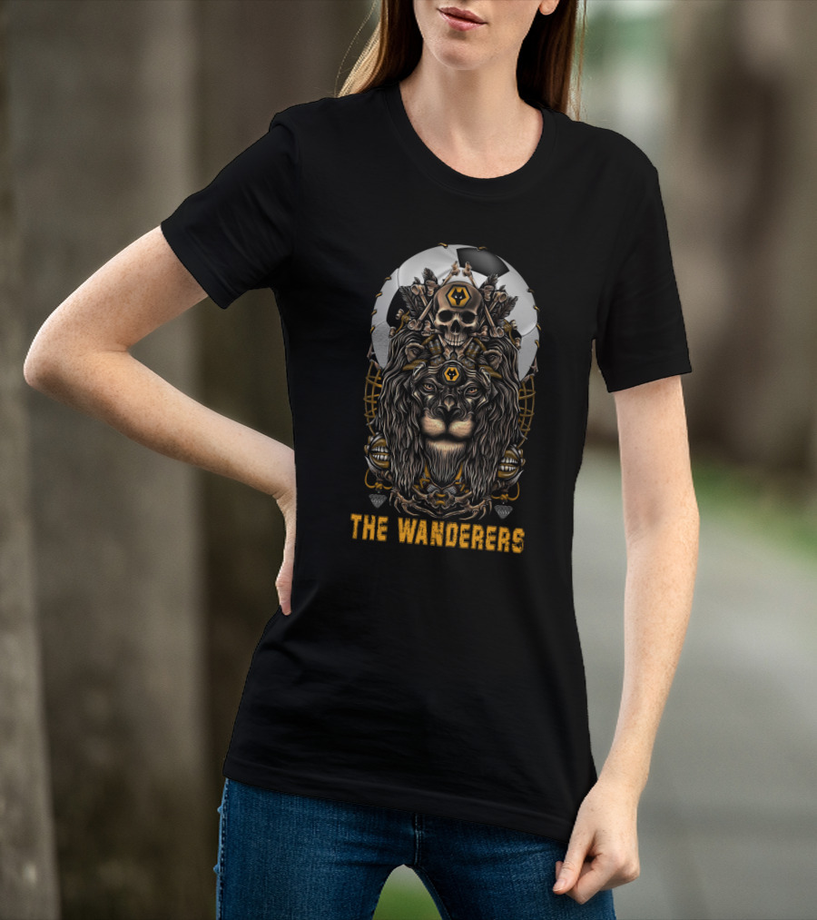The Wanderers Lion And Skull Emblem 114 Nha Ww T-Shirt