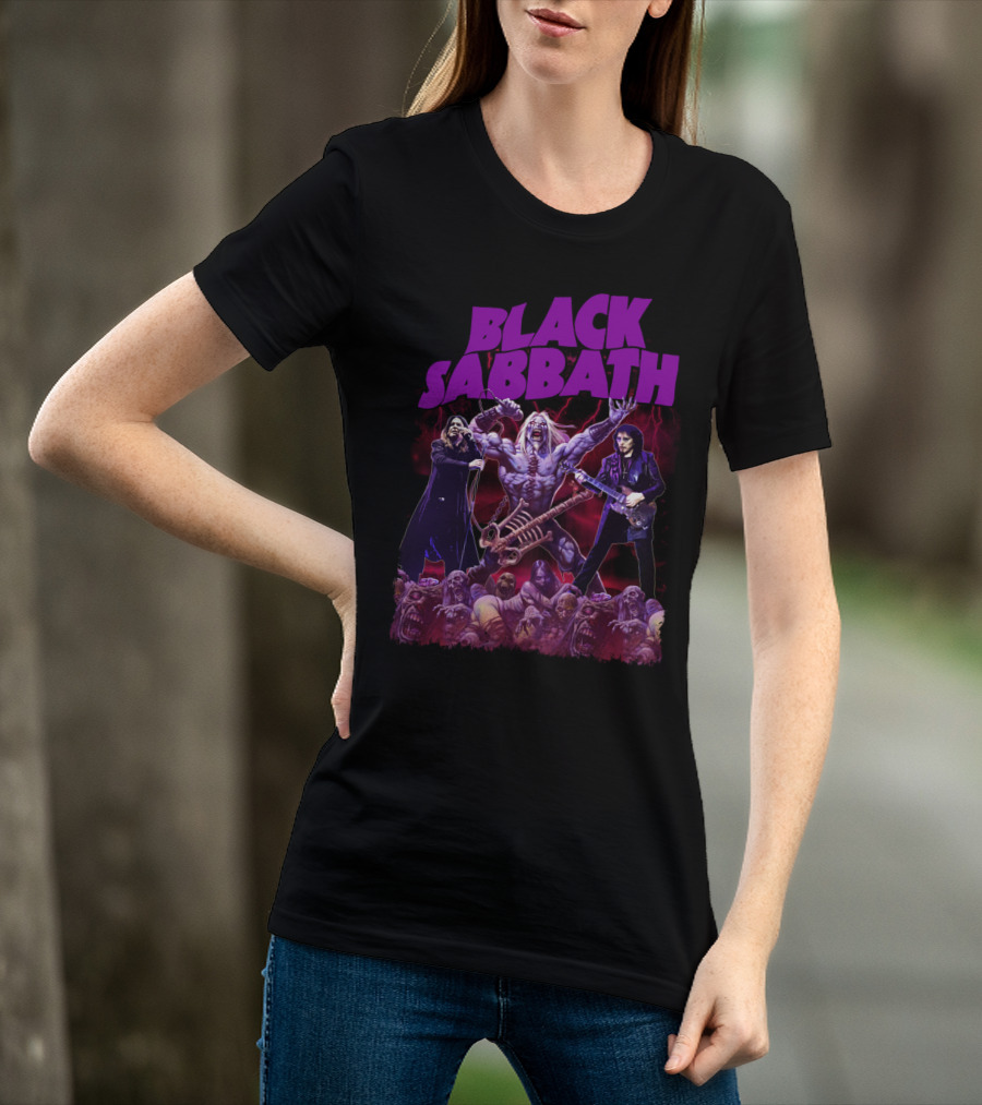 Black Sabbath Zombie Warrior Concert T-Shirt
