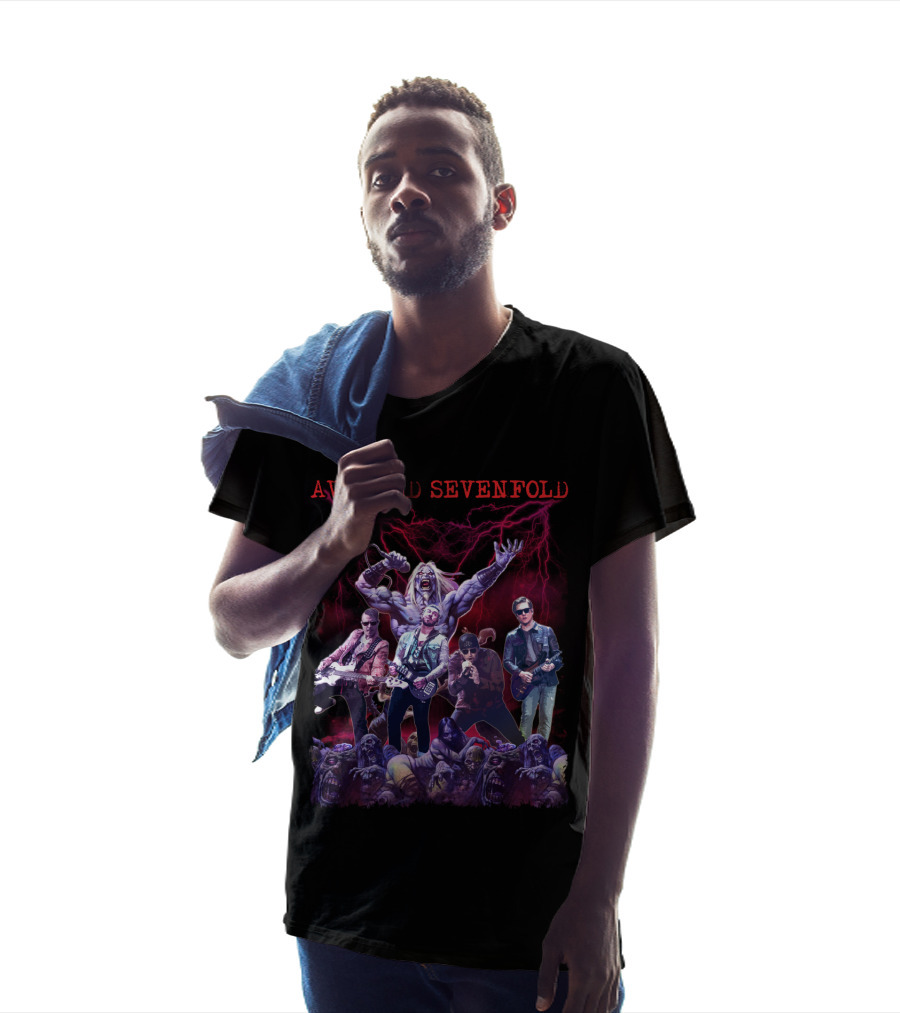 Avenged Sevenfold Thunderous Rock Performance With Zombie Horde T-Shirt