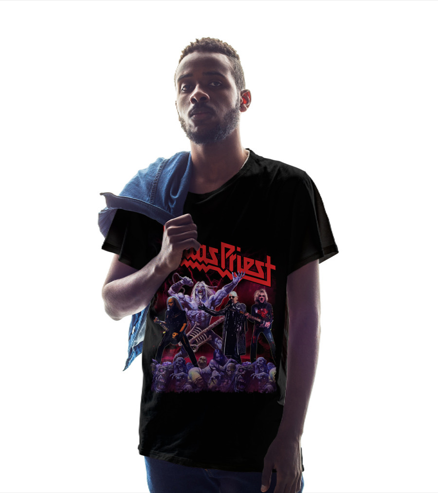 Judas Priest Band Members And Monsters T-Shirt