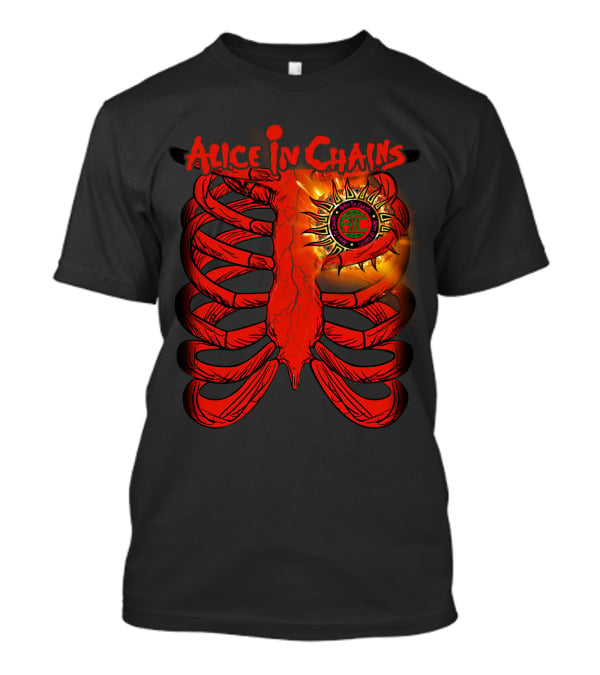 Alice In Chains Sun Ribcage Art T-Shirt